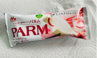 「森永 PARM 杏仁ミルクストロベリー 袋80ml」のクチコミ画像 by 舞舞舞さん