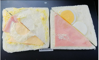 「ローソン ハムチーズたまごサンド」のクチコミ画像 by モーパパさん