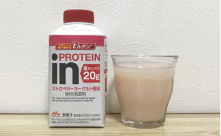 「森永 in PROTEIN ストロベリーヨーグルト風味 ボトル450ml」のクチコミ画像 by たふじさん