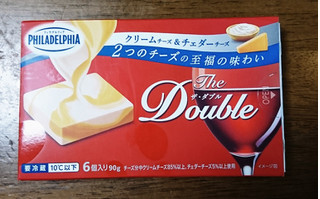 「クラフト フィラデルフィア The Double クリームチーズ＆チェダーチーズ 箱6個」のクチコミ画像 by もぐりーさん