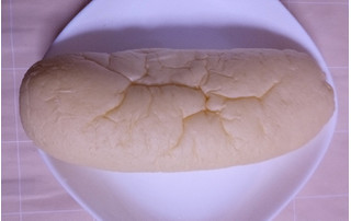 「ヤマザキ 白いコッペパン 黒蜜きなこクリーム 袋1個」のクチコミ画像 by ゆるりむさん