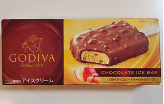 「ローソン GODIVA ミルクチョコレートキャラメルアップルバー 箱80ml」のクチコミ画像 by 花蓮4さん