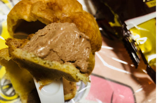 「モンテール 小さな洋菓子店 ハワイアンホースト チョコシュークリーム 袋1個」のクチコミ画像 by シナもンさん