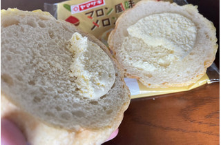 「ヤマザキ マロン風味のメロンパン 袋1個」のクチコミ画像 by 甘党の桜木さん