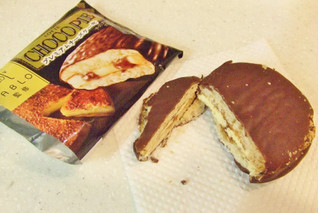 「ロッテ チョコパイ PABLO監修 プレミアムチーズケーキ 袋1個」のクチコミ画像 by ビーピィさん