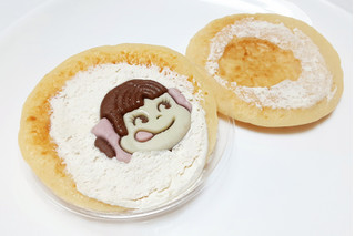 「不二家 ペコちゃんパンケーキ チョコレート入れちゃいました！ 茨城県産さつまいも 紅天使 袋1個」のクチコミ画像 by つなさん