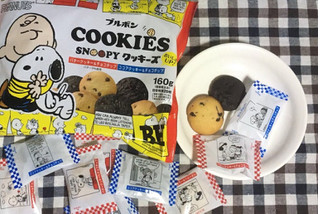 「ブルボン クッキーズFS スヌーピー バタークッキー＆ココアクッキー 袋160g」のクチコミ画像 by レビュアーさん