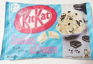 「ネスレ キットカット ミニ 凍らせておいしい クッキー＆クリーム 袋13枚」のクチコミ画像 by ひなたんさん
