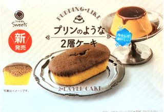 「ファミリーマート ファミマルSweets プリンのような2層ケーキ」のクチコミ画像 by はるなつひさん