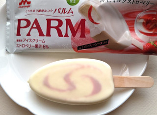 「森永 PARM 杏仁ミルクストロベリー 袋80ml」のクチコミ画像 by にゅーんさん