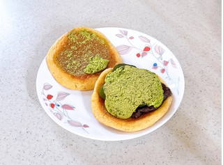 もち 高評価】「静岡茶仕立てのどら焼葛もち入り もち小 - セブン