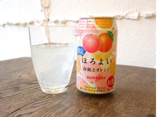 「サントリー ほろよい 白桃とオレンジ 缶350ml」のクチコミ画像 by 京都チューハイLabさん
