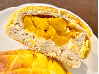 「maru bagel かぼちゃあんメロンパン 1個」のクチコミ画像 by やにゃさん