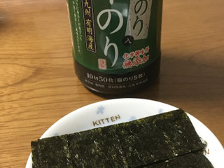 「ニコニコのり 有明海産 青のり入味のり ボトル50枚」のクチコミ画像 by ビールが一番さん