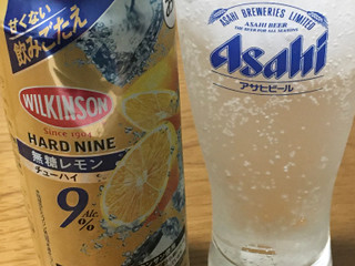 中評価】アサヒ ウィルキンソン・ハードナイン 無糖レモンの感想