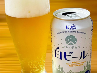 ヘリオス　ユキノチカラ　白ビール350ml ×24缶　2箱 楽天市場】P15倍☆【公式 ヘリオス酒造】当店人気 白ビール24本