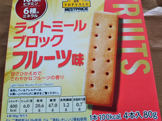 トップバリュ ライトミールブロック フルーツ味（イオン）クチコミ6件