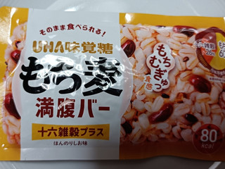 UHA味覚糖 もち麦満腹バー 十六雑穀プラス（ユーハ味覚糖）クチコミ