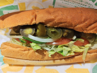 「サブウェイ サンドイッチ ベジーデライト 135g」のクチコミ画像 by 毎日が調整日さん