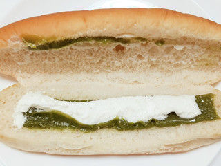 第一パン コッペパン 天空の抹茶＆ホイップ（第一屋製パン）クチコミ1