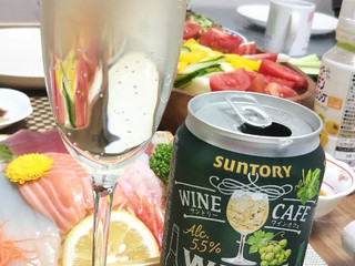 「サントリー ワインカフェ ワインソーダ 白 缶350ml」のクチコミ画像 by なんやかんやさん