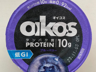 「ダノン オイコス プロテイン10g ブルーベリー カップ113g」のクチコミ画像 by わらびーずさん