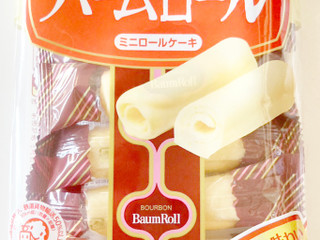 三角バームロール  ブルボン ミニバームロールホワイトクリーム 169g 354030