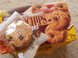 中評価】森永製菓 チョコチップクッキー キャラメルの感想