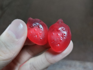 「UHA味覚糖 三ツ星いちご スカイベリーグミ 袋40g」のクチコミ画像 by COCOAさん