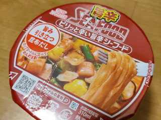 「日清食品 あっさりおいしいカップヌードル 旨辛シーフード カップ58g」のクチコミ画像 by NeOさん