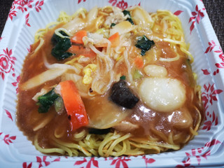 「マルハニチロ 新中華街 五目あんかけ焼そば 袋346g」のクチコミ画像 by 食い辛抱断崖さん