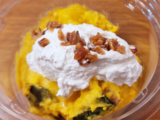 「セブン-イレブン メープルナッツ香るかぼちゃとさつま芋サラダ」のクチコミ画像 by レビュアーさん