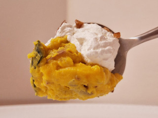 「セブン-イレブン メープルナッツ香るかぼちゃとさつま芋サラダ」のクチコミ画像 by レビュアーさん