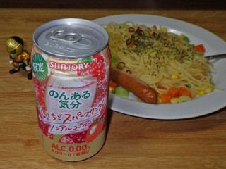 「サントリー のんある気分 いちごスパークリング ノンアルコール 缶350ml」のクチコミ画像 by 7GのOPさん