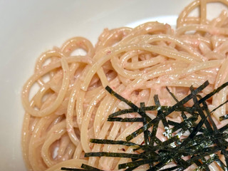 「創味食品 あえるハコネーゼ 発酵バター風味の濃厚たらこクリーム 袋48g×2」のクチコミ画像 by 踊る埴輪さん