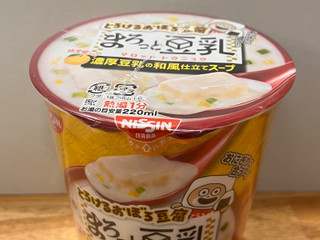 「日清食品 とろけるおぼろ豆腐 まろっと豆乳 濃厚豆乳の和風仕立てスープ カップ17g」のクチコミ画像 by りりりんりんさん