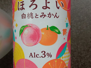 「サントリー ほろよい 白桃とみかん 缶350ml」のクチコミ画像 by ぎんなんさん