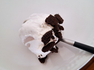 「オランジェ カップdeケーキ クッキー＆クリーム カップ1個」のクチコミ画像 by レビュアーさん