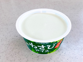 「ブルボン わさびアイス カップ110ml」のクチコミ画像 by むぎっこさん