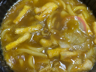 「ニチレイ レンジだけで皿いらず！ カレーうどん 450g」のクチコミ画像 by クィールさん
