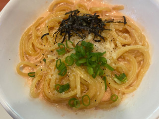 「ガスト パスタ 明太クリーム ハーフ」のクチコミ画像 by ぱぴぴさん