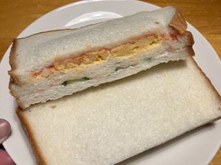 シナノフーズ 玉子焼＆ハムサラダサンド（ユーザー登録）クチコミ1件