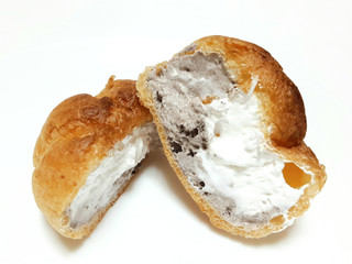 「オランジェ ひかえめに言ってクリーム多めのシュークリーム クッキー＆クリーム 袋1個」のクチコミ画像 by つなさん