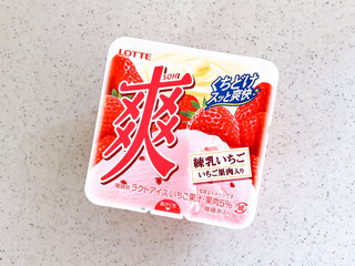 「ロッテ 爽 練乳いちご 185ml」のクチコミ画像 by むぎっこさん