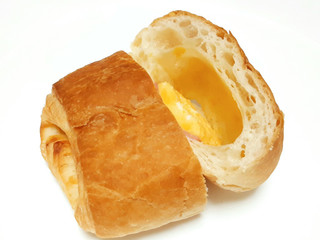 「Pasco 塩パン ハムたまご 袋1個」のクチコミ画像 by つなさん