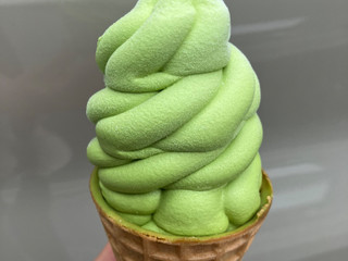 アイスクリームコーン型オブジェ 抹茶 全国の抹茶好きの皆さま！🍵リニューアルをして現在発売中の