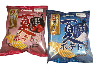 「カルビー 夏ポテト 紀州の南高梅味 袋61g」のクチコミ画像 by さちもぐハピさん