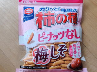 亀田の柿の種梅しそピーナッツなし　エラーパッケージ ケース販売10%オフ】亀田の柿の種ピーナッツなし梅しそ 91g×12袋