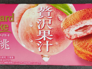 高評価】ロッテ カスタードケーキ 贅沢果汁白桃の感想・クチコミ