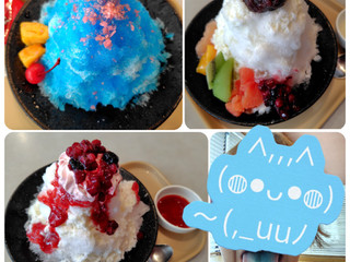 「ガスト 純氷かき氷 パチパチブルーハワイ」のクチコミ画像 by レビュアーさん